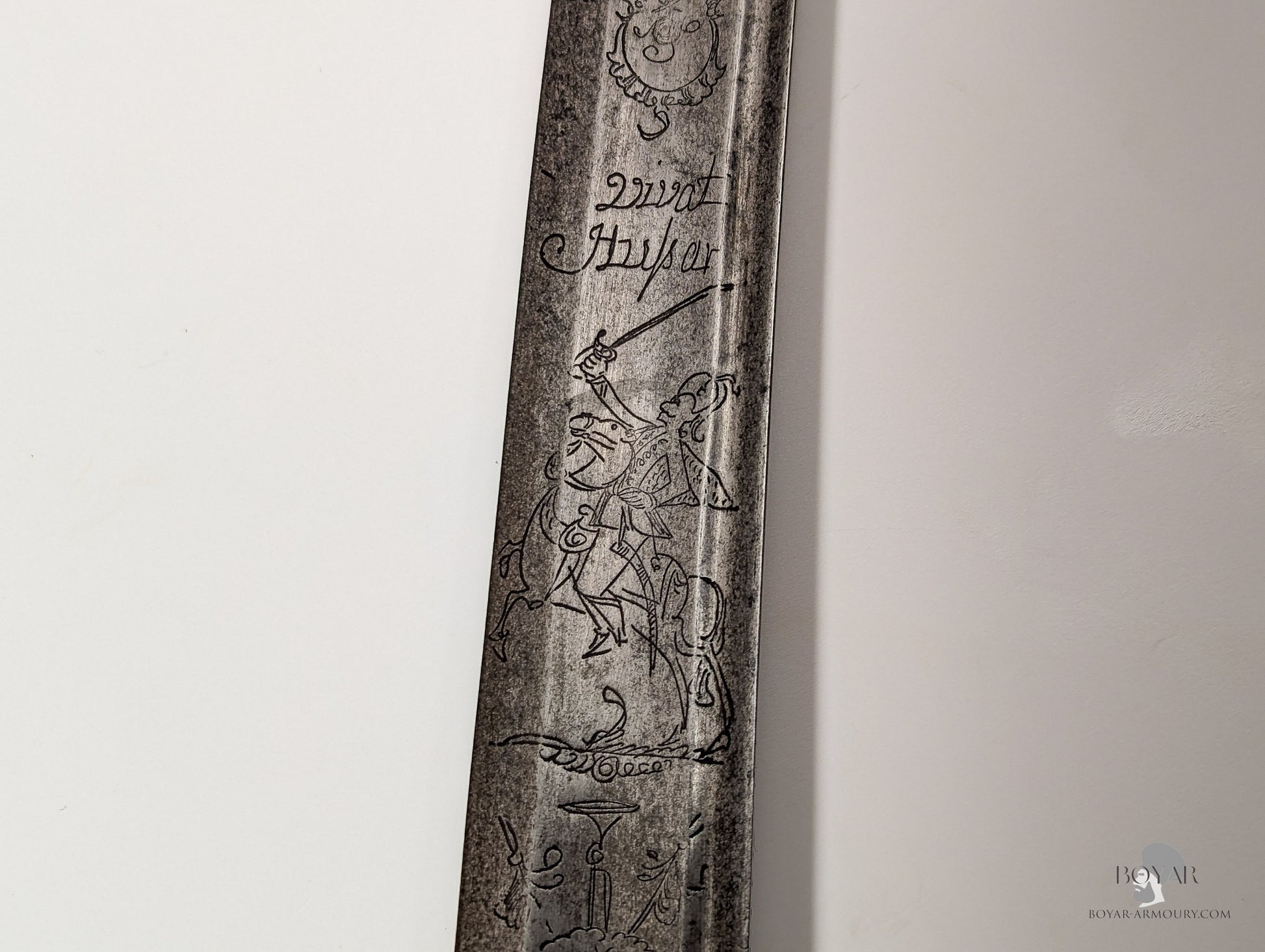 1791 Pattern Swedish Hussars Officer’s Sabre ’Vivat Hussar’ Sword