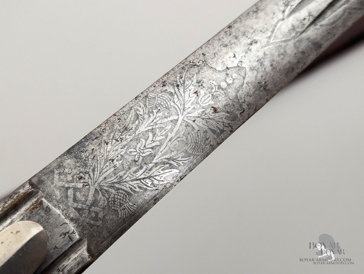 A Scottish GVR Field Service / Cross Hilt Highland Light Infantry Type Hilt Sword