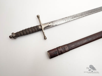A Scottish GVR Field Service / Cross Hilt Highland Light Infantry Type Hilt Sword