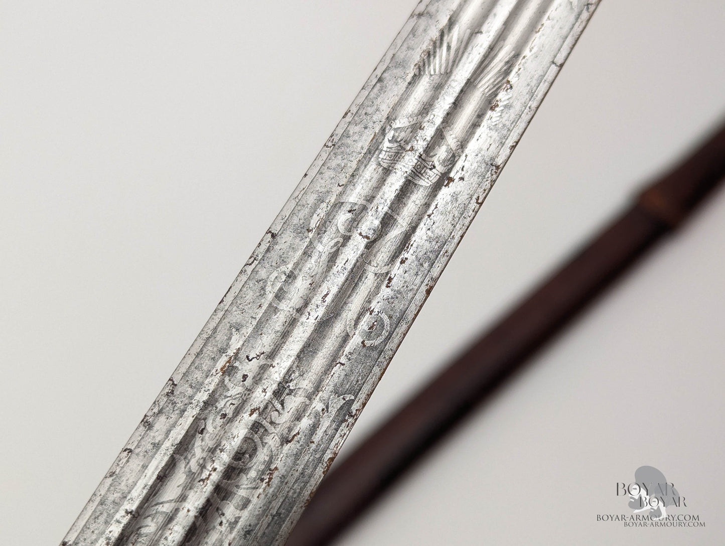 A Scottish GVR Field Service / Cross Hilt Highland Light Infantry Type Hilt Sword