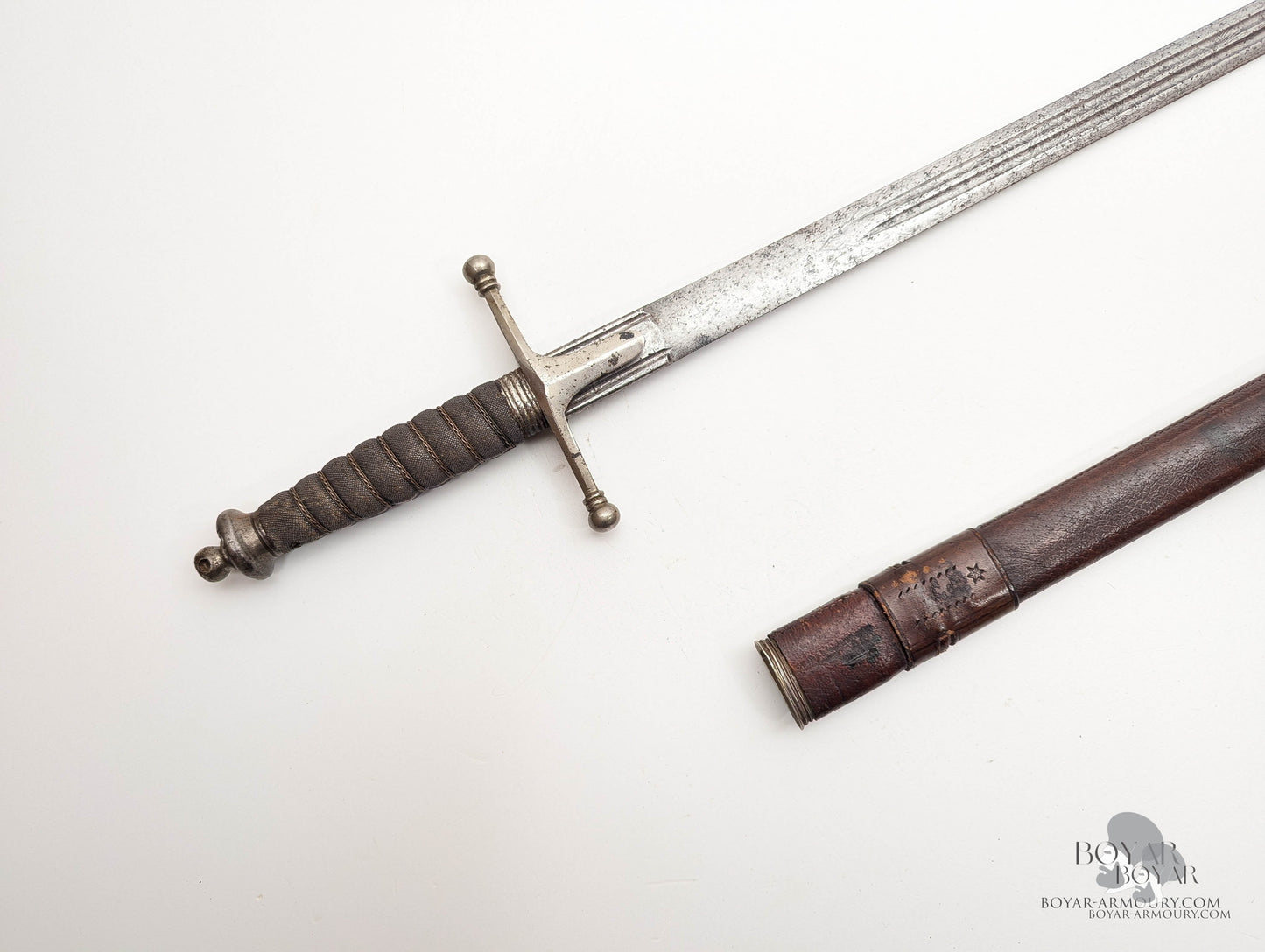 A Scottish GVR Field Service / Cross Hilt Highland Light Infantry Type Hilt Sword