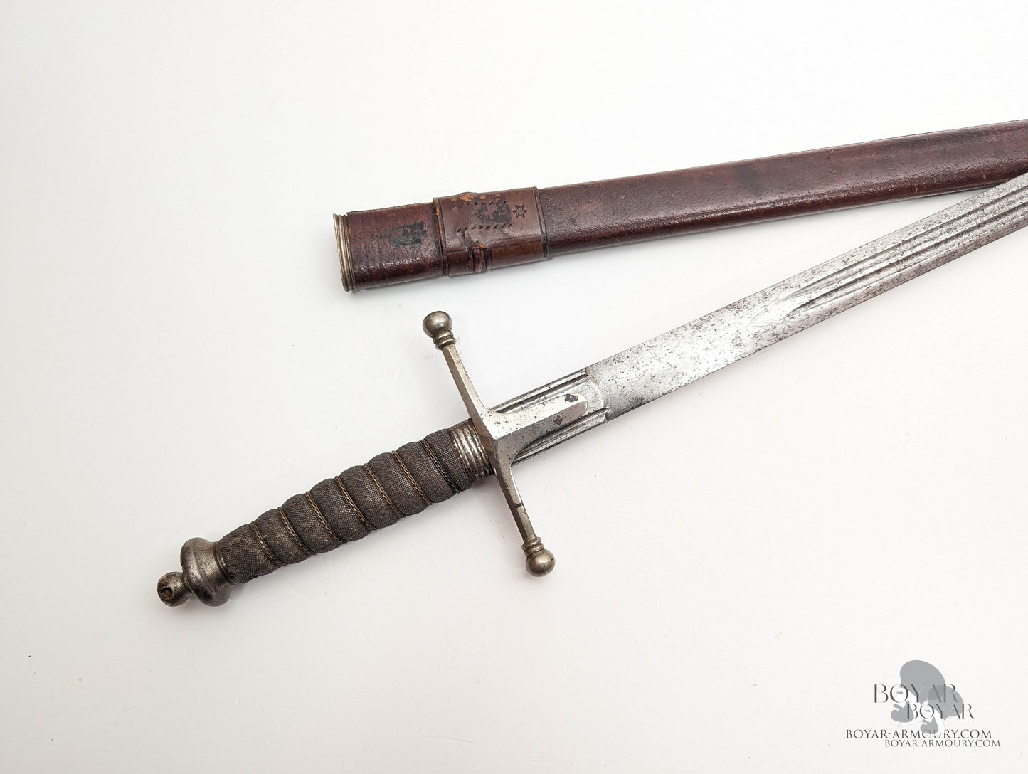 A Scottish GVR Field Service / Cross Hilt Highland Light Infantry Type Hilt Sword