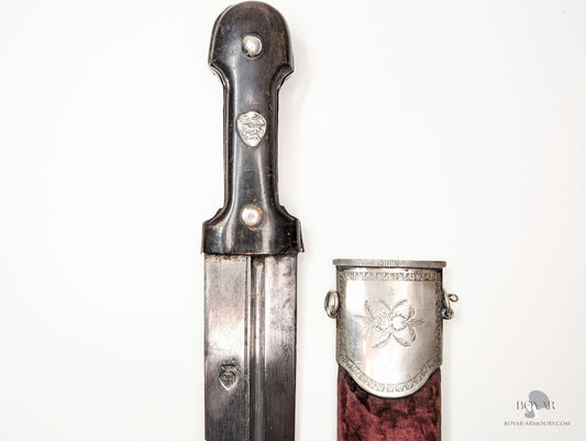 Armenian Kindjal Silver Mounted Sword