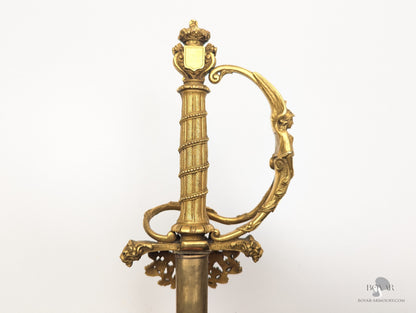 Belgian Rail Official’s Smallsword Sword