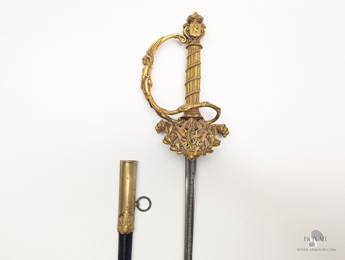 Belgian Rail Official’s Smallsword Sword
