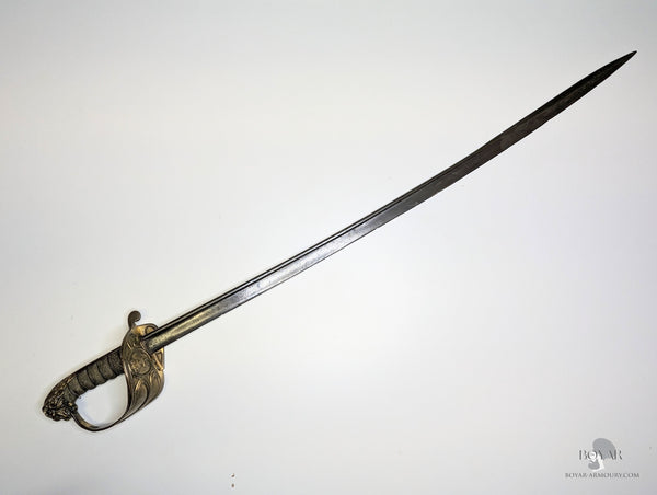 British P1827 Pipeback & Quill Point Royal Navy Sword – Boyar Armoury