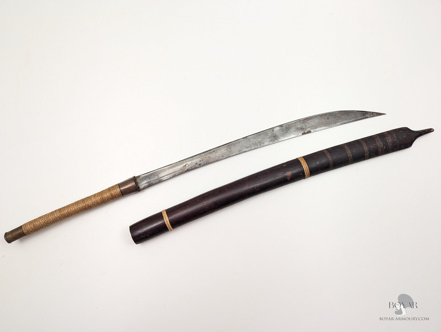 Burmese Dha Sword Wood Fitted Sword