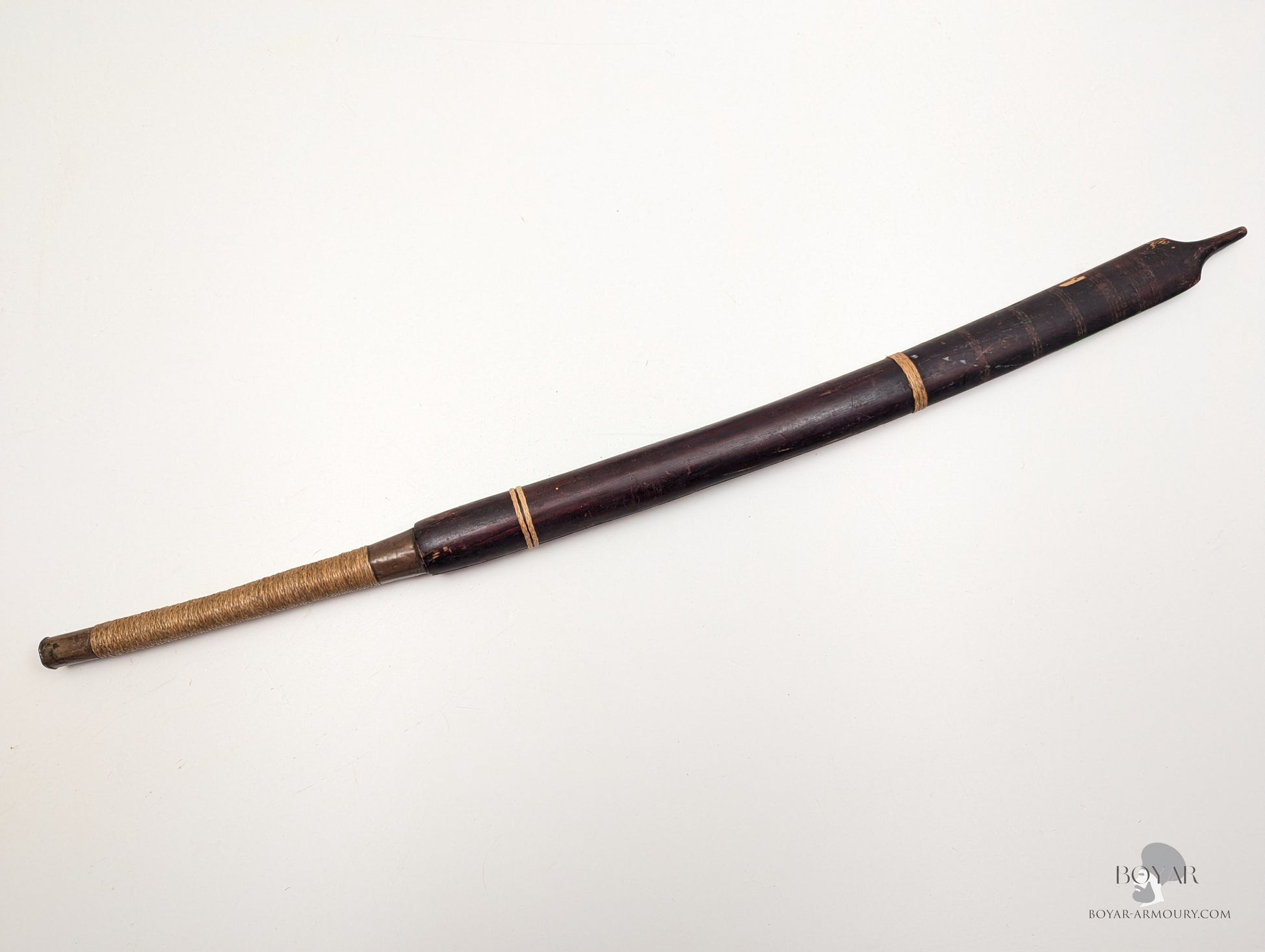 Burmese Dha Sword Wood Fitted Sword