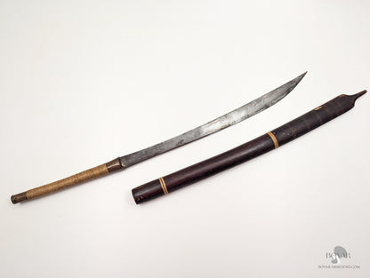 Burmese Dha Sword Wood Fitted Sword