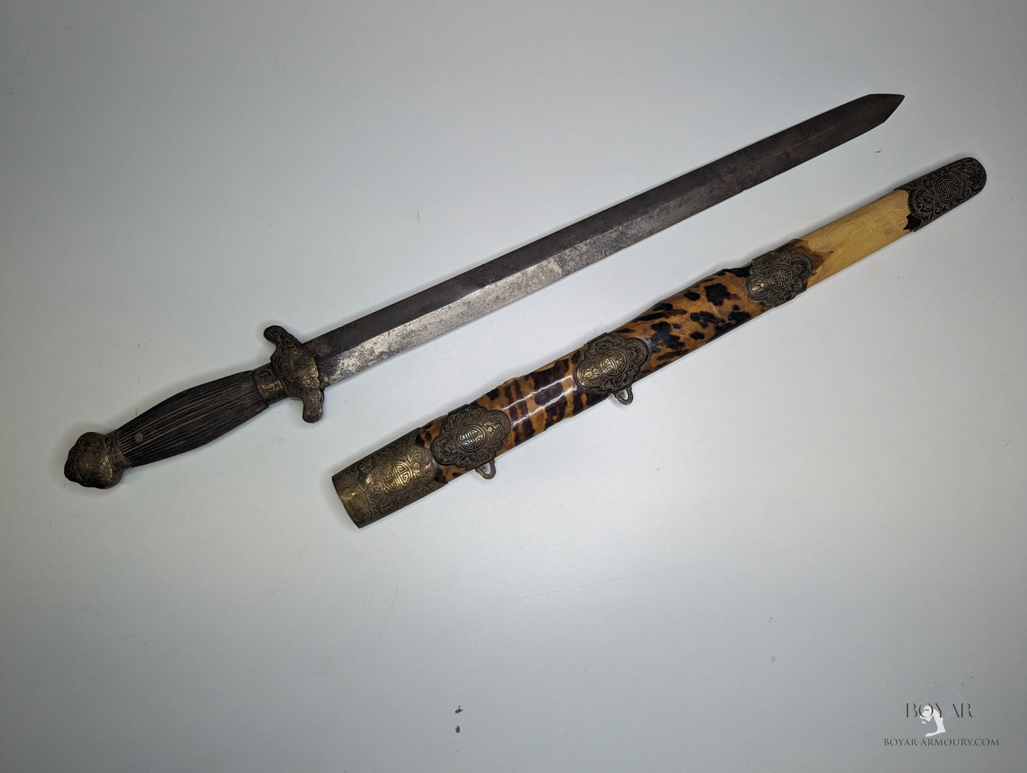 China 19Th Century Qing Dynasty Jian Sword