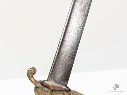 Early 1827 Pattern ’Pipeback’ Royal Navy Officer’s Sword Barnes & Co Sword