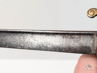 Early 1827 Pattern ’Pipeback’ Royal Navy Officer’s Sword Barnes & Co Sword