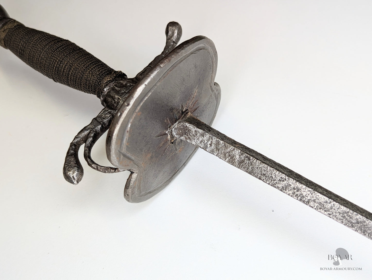 English 18Th Century Iron Hilted Smallsword