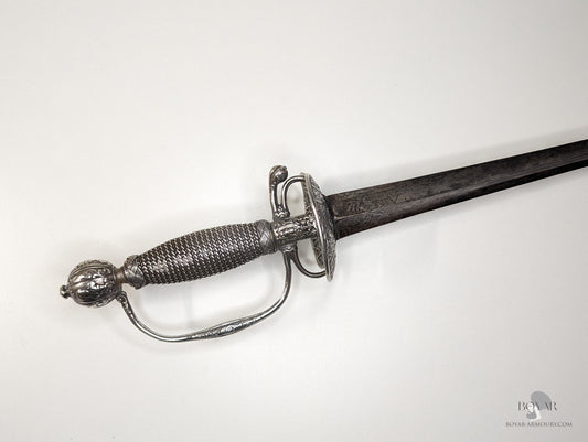 English Silver Hilted Smallsword