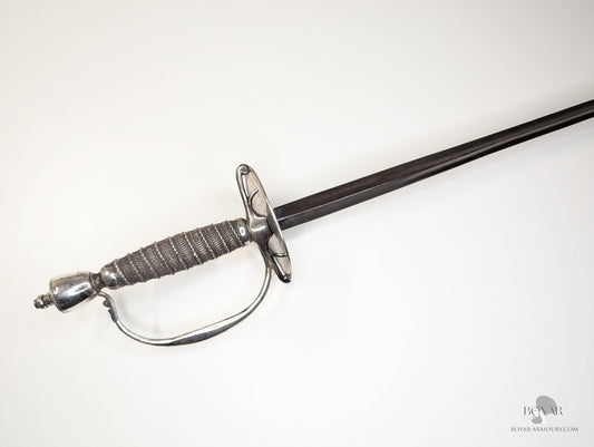 English Silver Hilted Smallsword London 1782