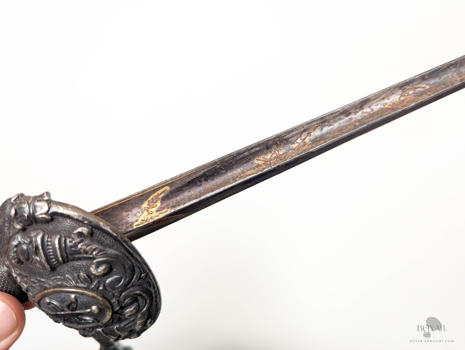 French Officer’s Blue and Gilt Epee First Empire Sword