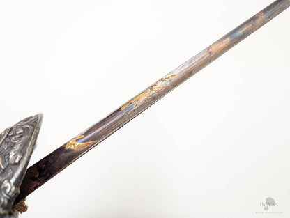 French Officer’s Blue and Gilt Epee First Empire Sword