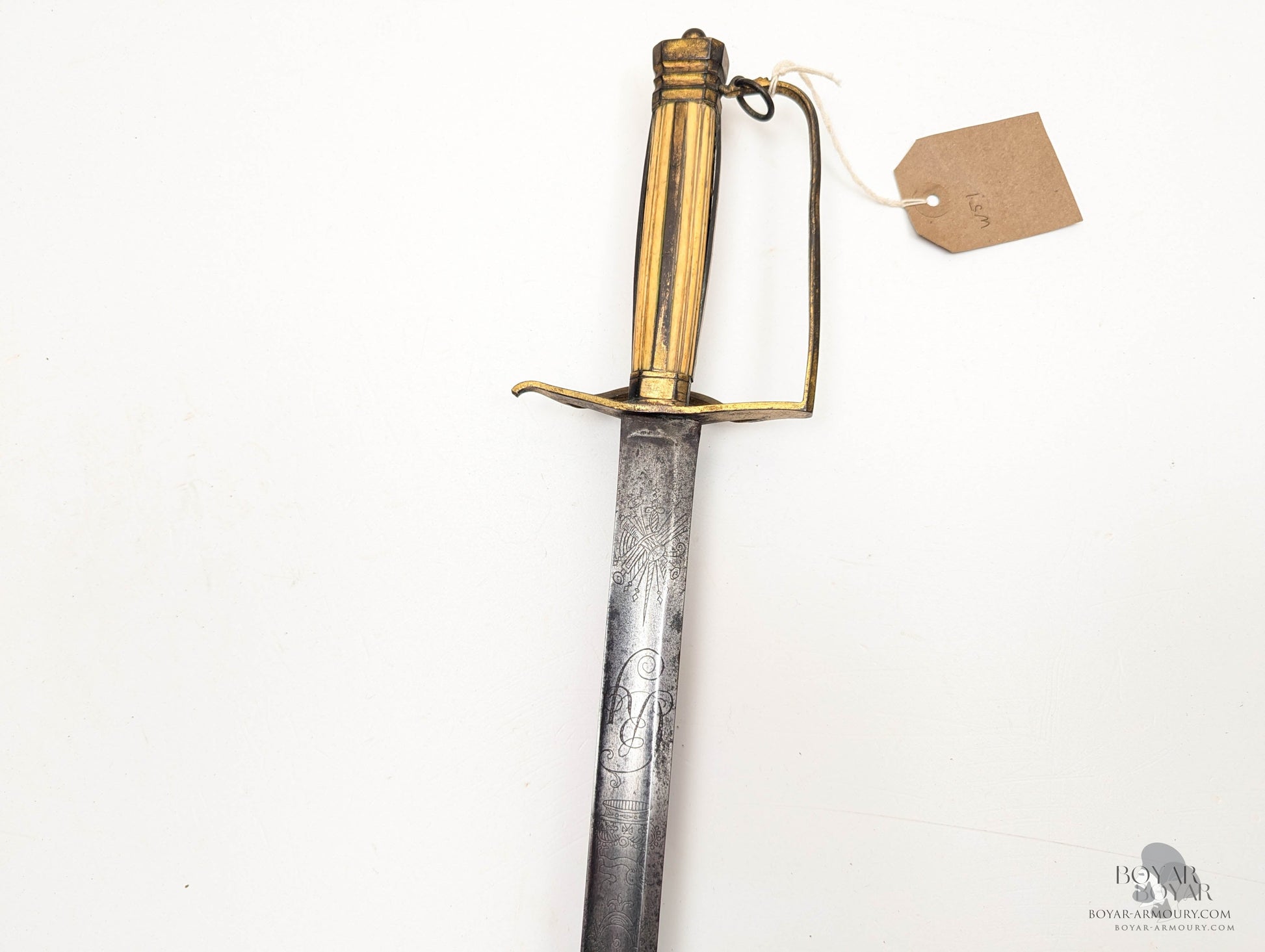 Georgian Brass-Hilted Spadroon Sword