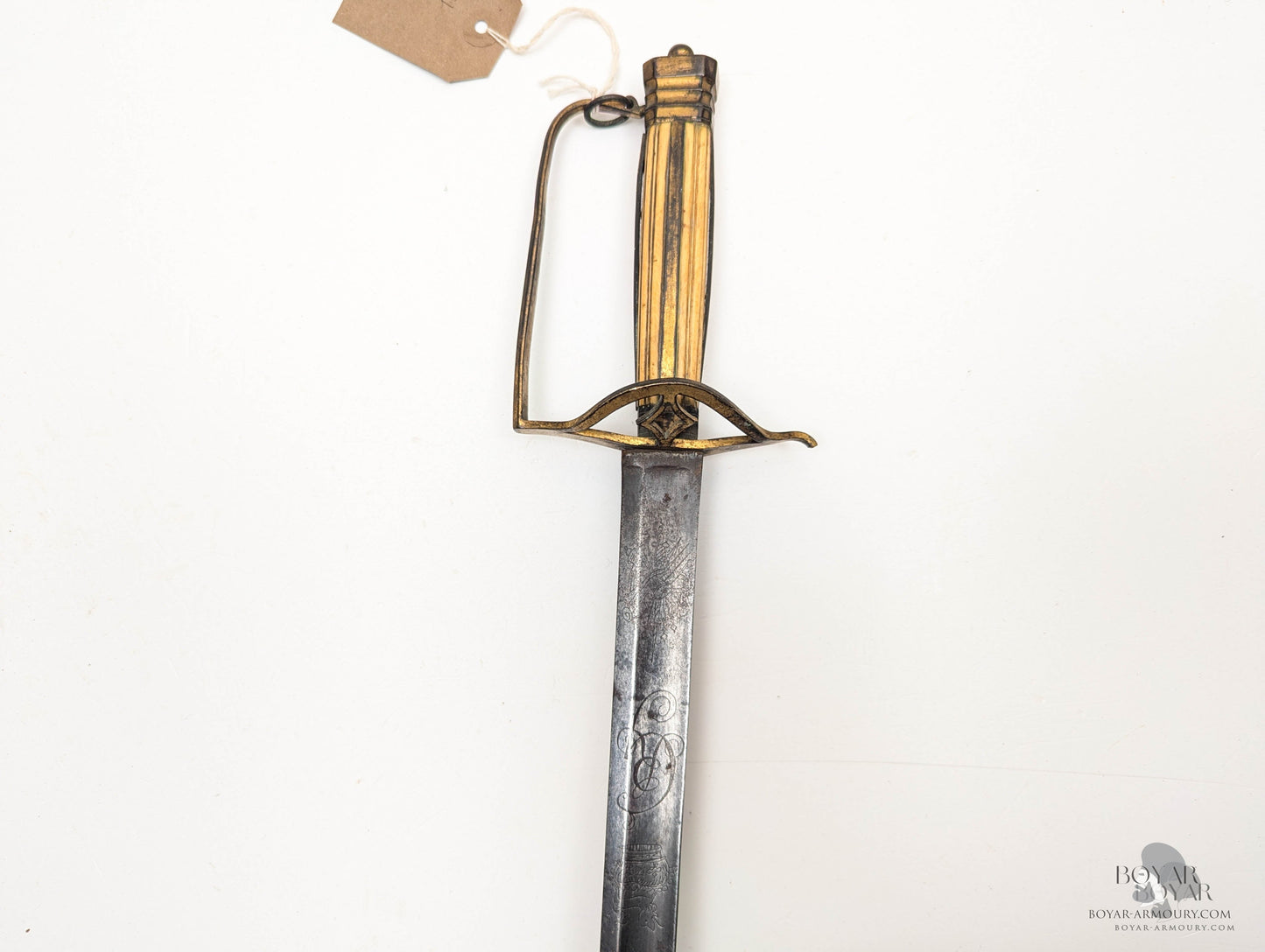 Georgian Brass-Hilted Spadroon Sword