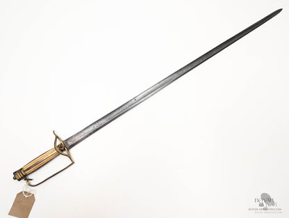 Georgian Brass-Hilted Spadroon Sword