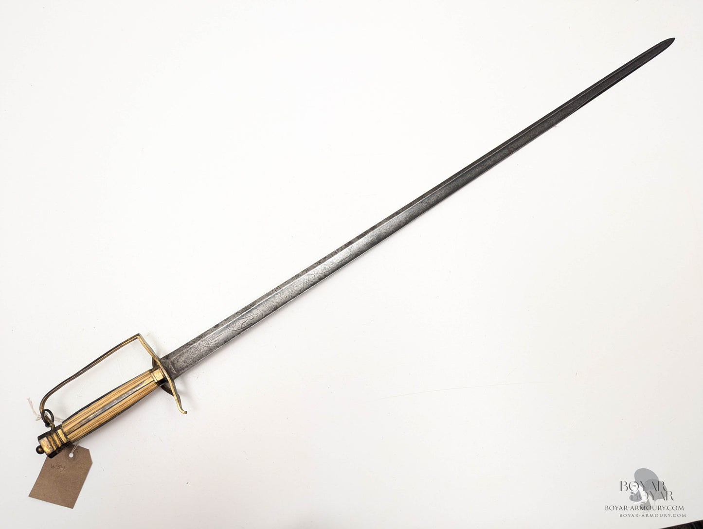 Georgian Brass-Hilted Spadroon Sword