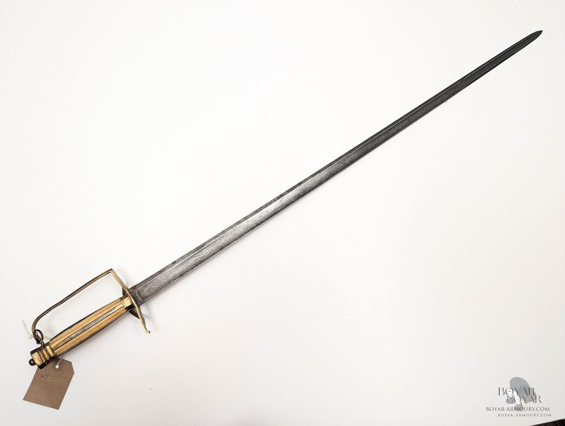 Georgian Brass-Hilted Spadroon Sword