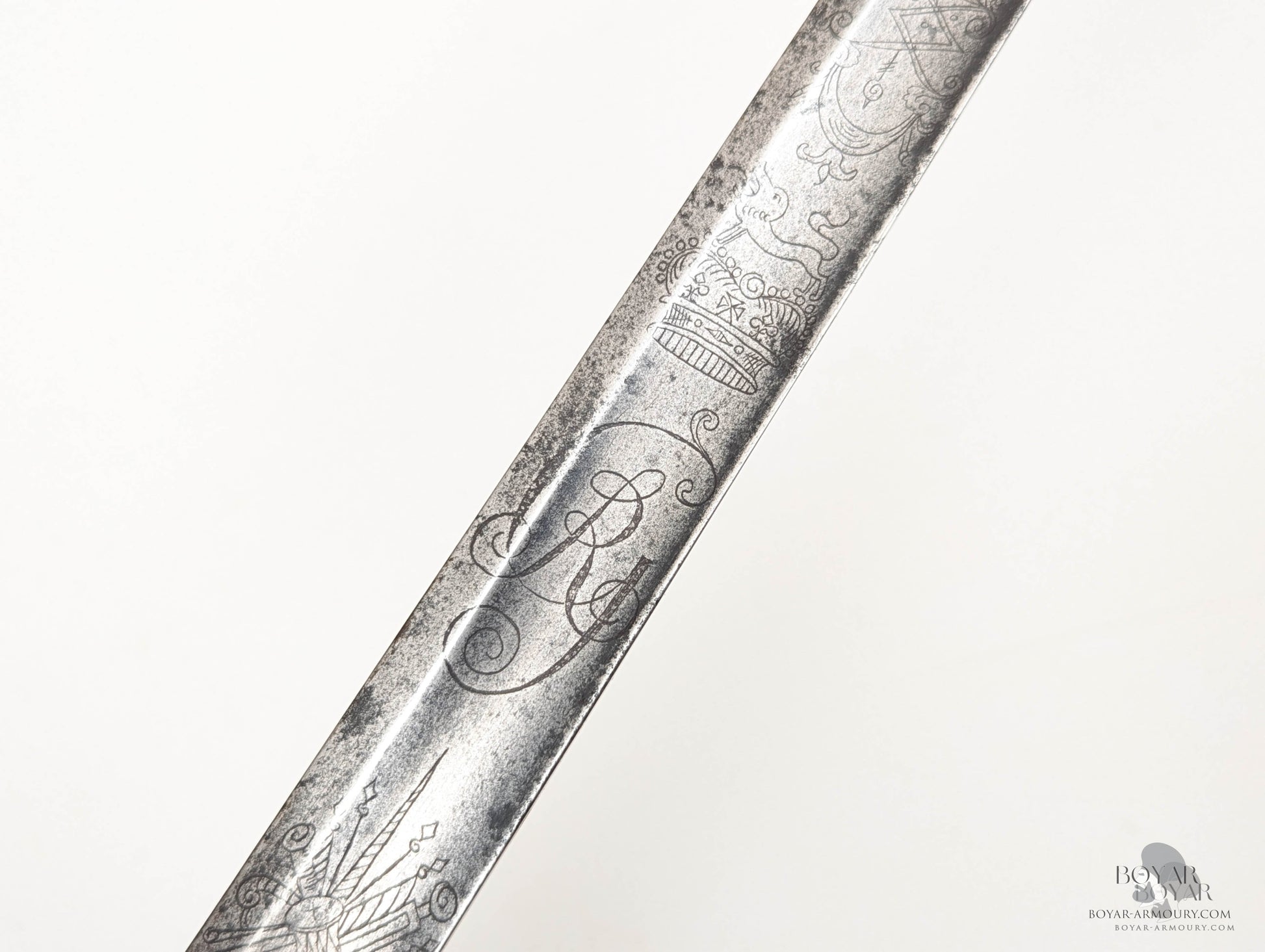 Georgian Brass-Hilted Spadroon Sword