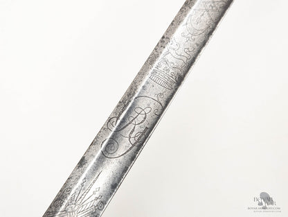 Georgian Brass-Hilted Spadroon Sword