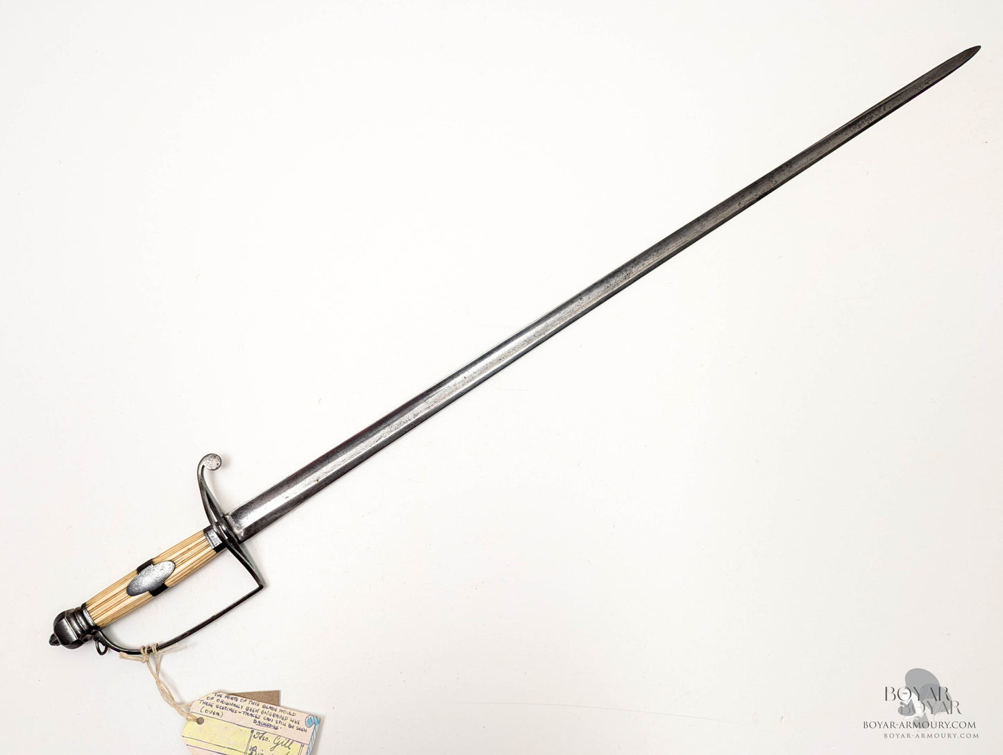 Georgian Steel-Hilted Spadroon Sword