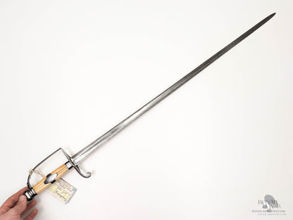 Georgian Steel-Hilted Spadroon Sword