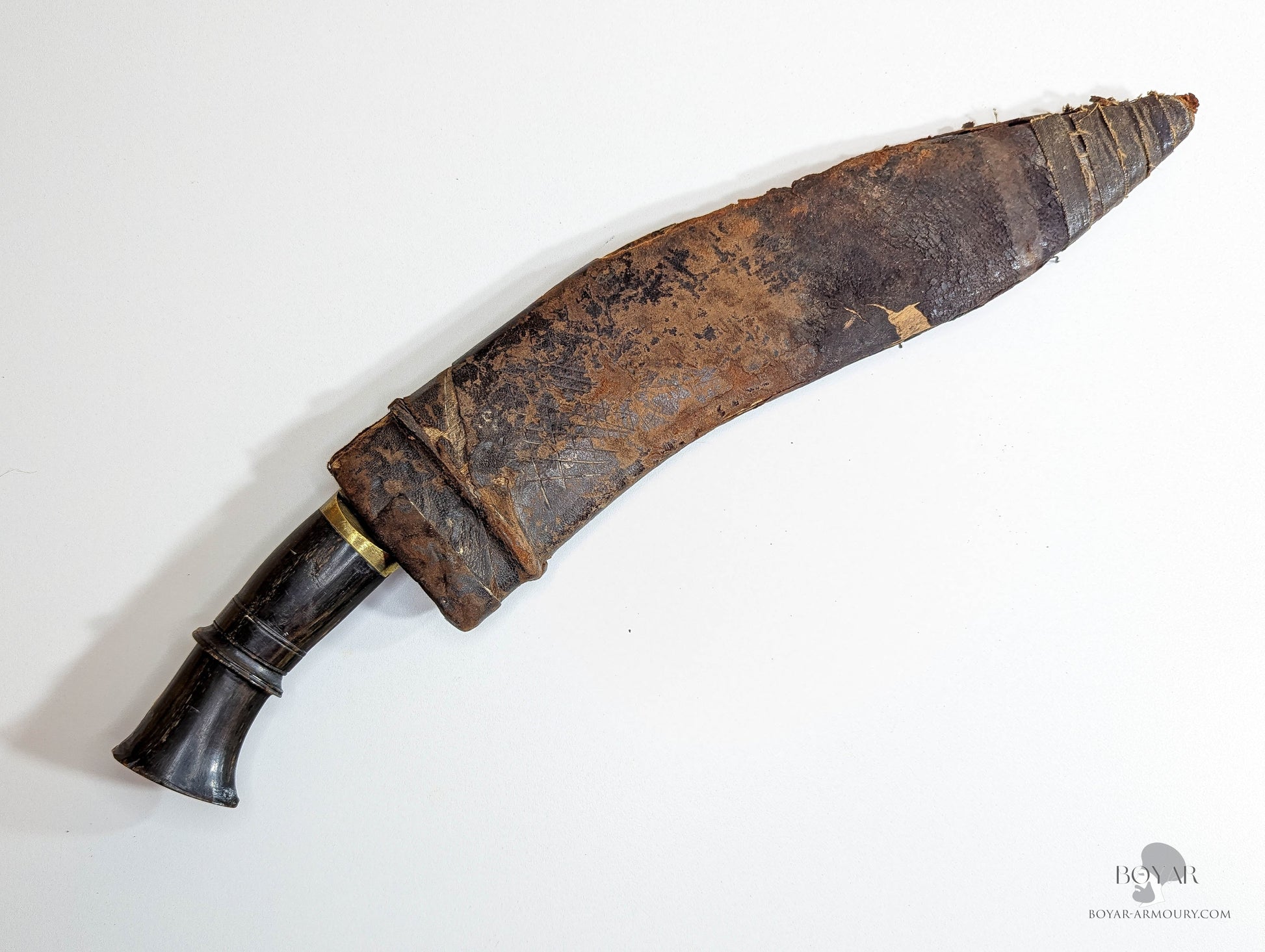 Horn Hilted Nepalese Kukri Crescent Moon Dagger