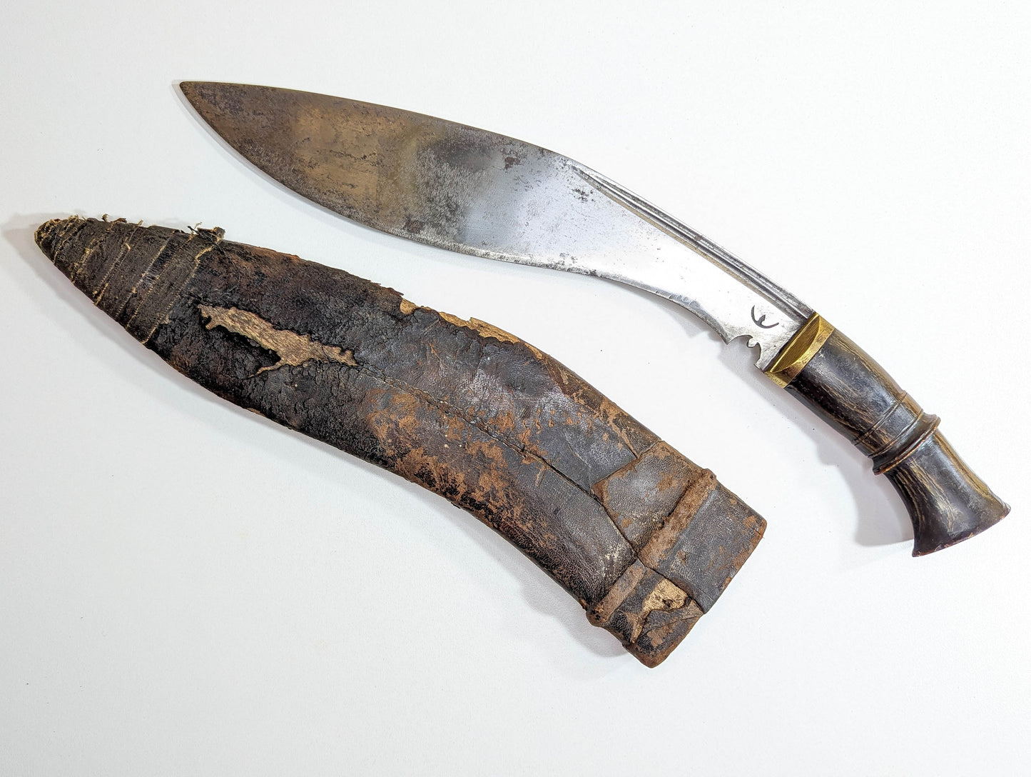 Horn Hilted Nepalese Kukri Crescent Moon Dagger