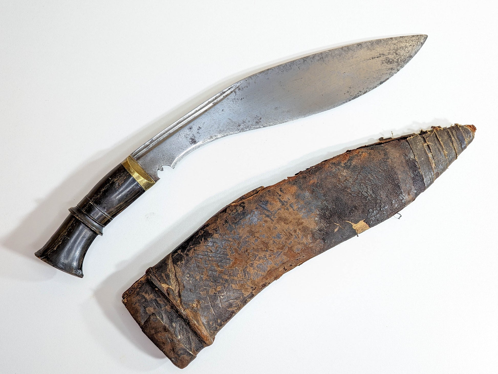 Horn Hilted Nepalese Kukri Crescent Moon Dagger