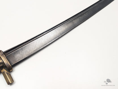 Hunting Sword Faux Damascus Sword
