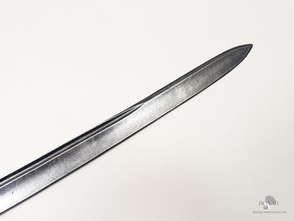 Hunting Sword Faux Damascus Sword