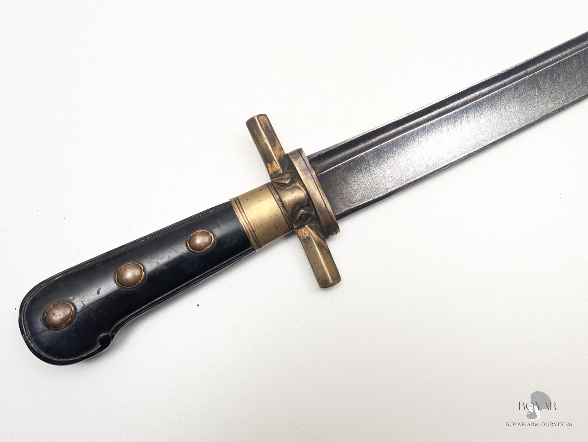 Hunting Sword Faux Damascus Sword