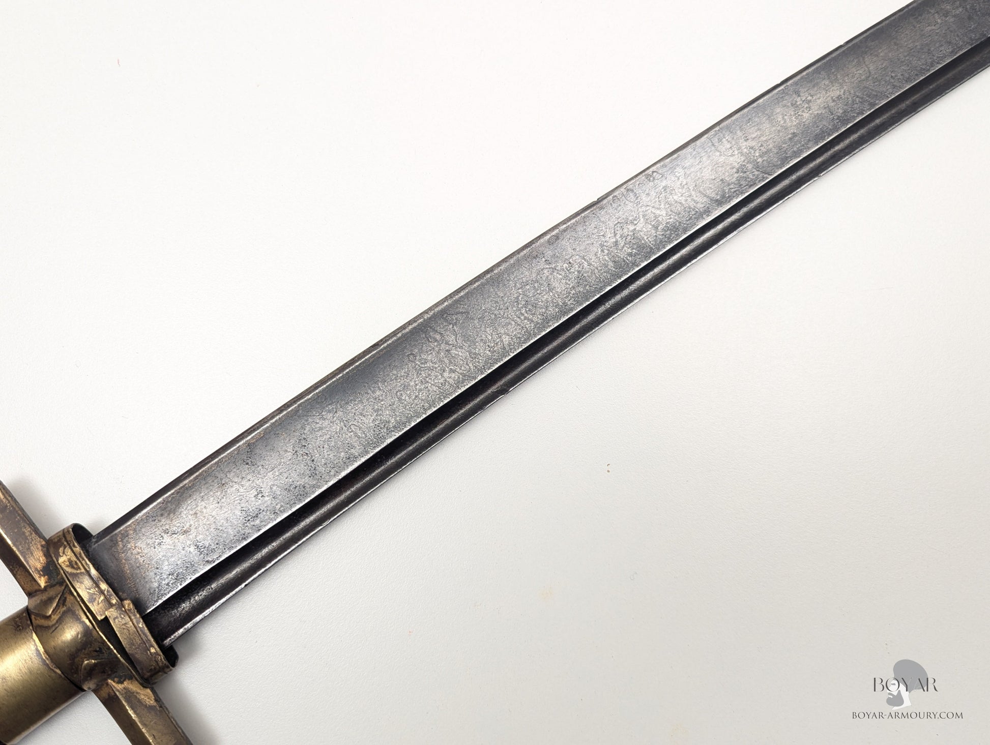 Hunting Sword Faux Damascus Sword