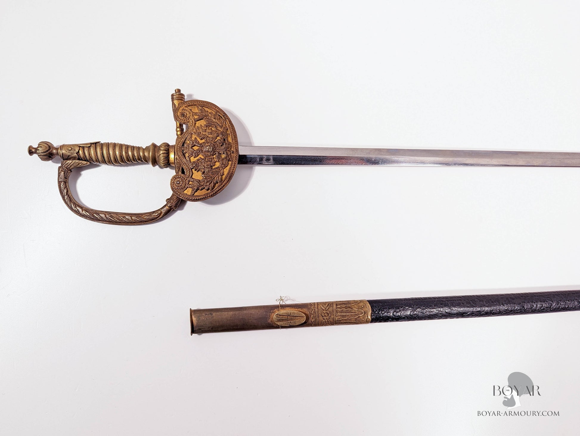 Imperial Russian Civil Service Official’s Ceremonial Smallsword Model 1855 Sword