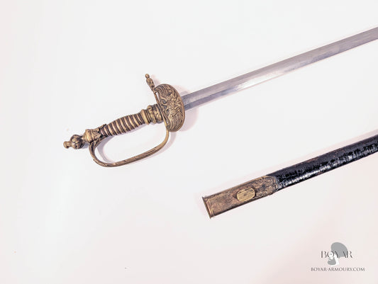 Imperial Russian Civil Service Official’s Ceremonial Smallsword Model 1857 Sword