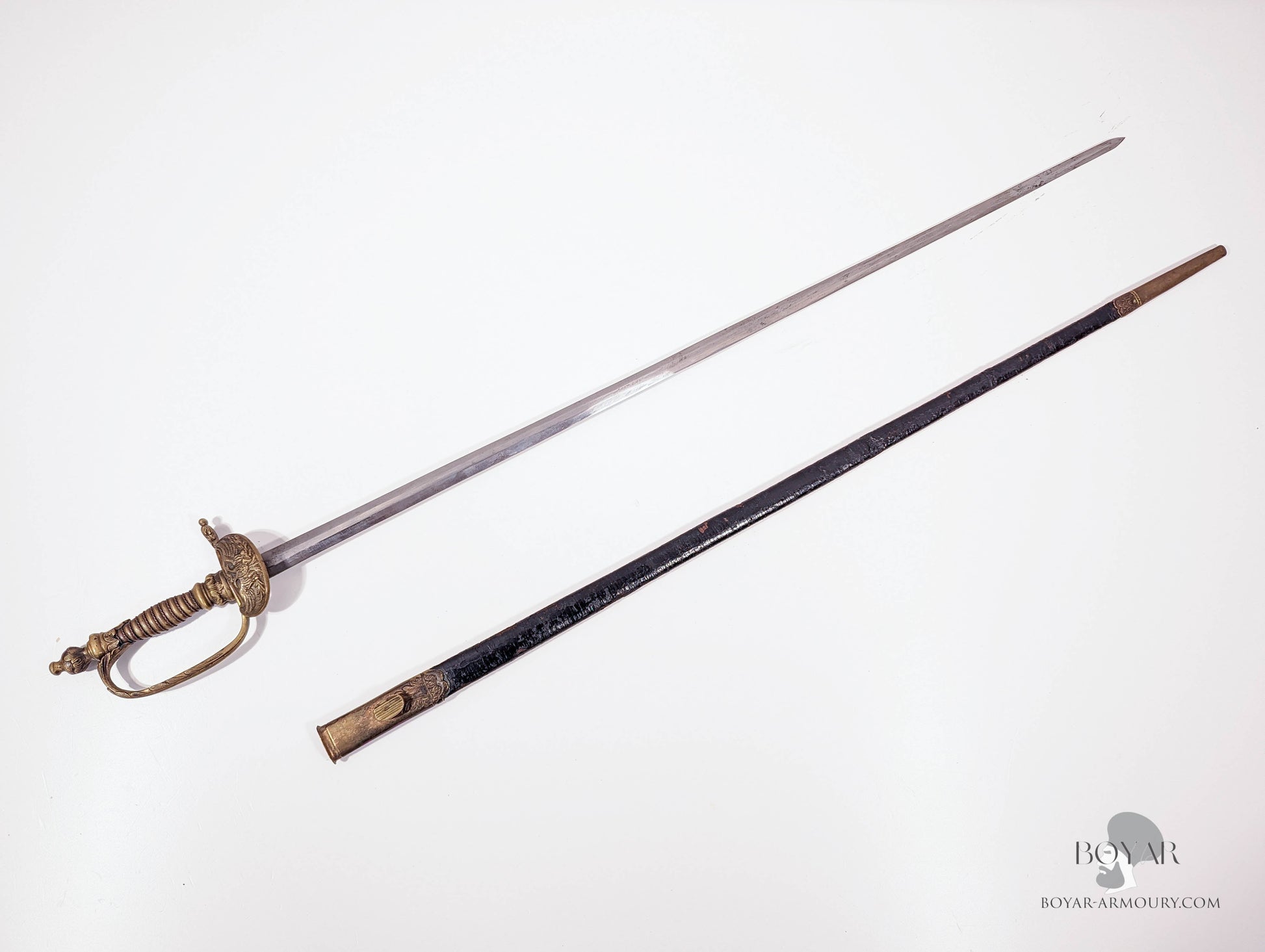 Imperial Russian Civil Service Official’s Ceremonial Smallsword Model 1857 Sword