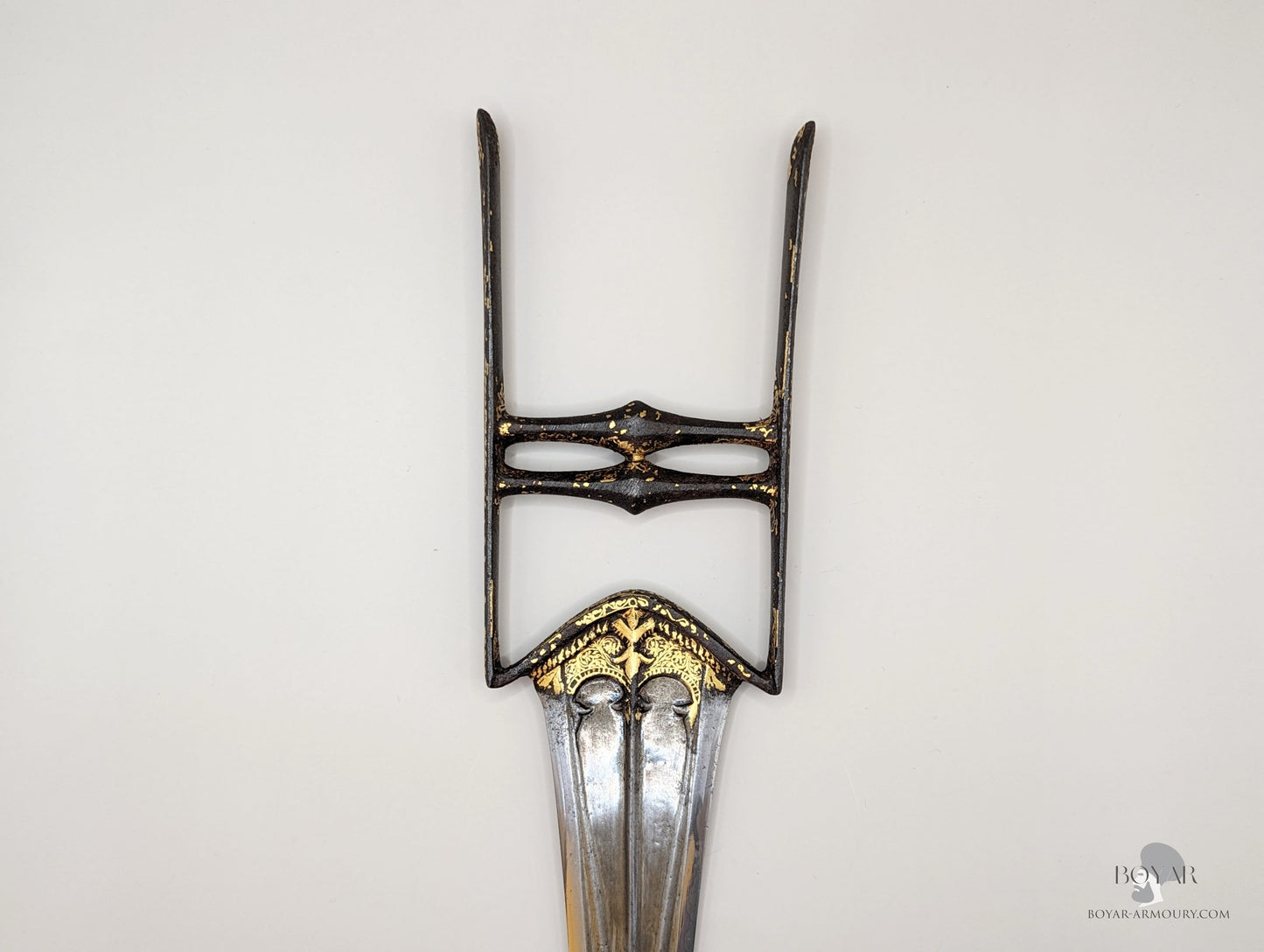 Indian Katar Wootz And Gold Dagger