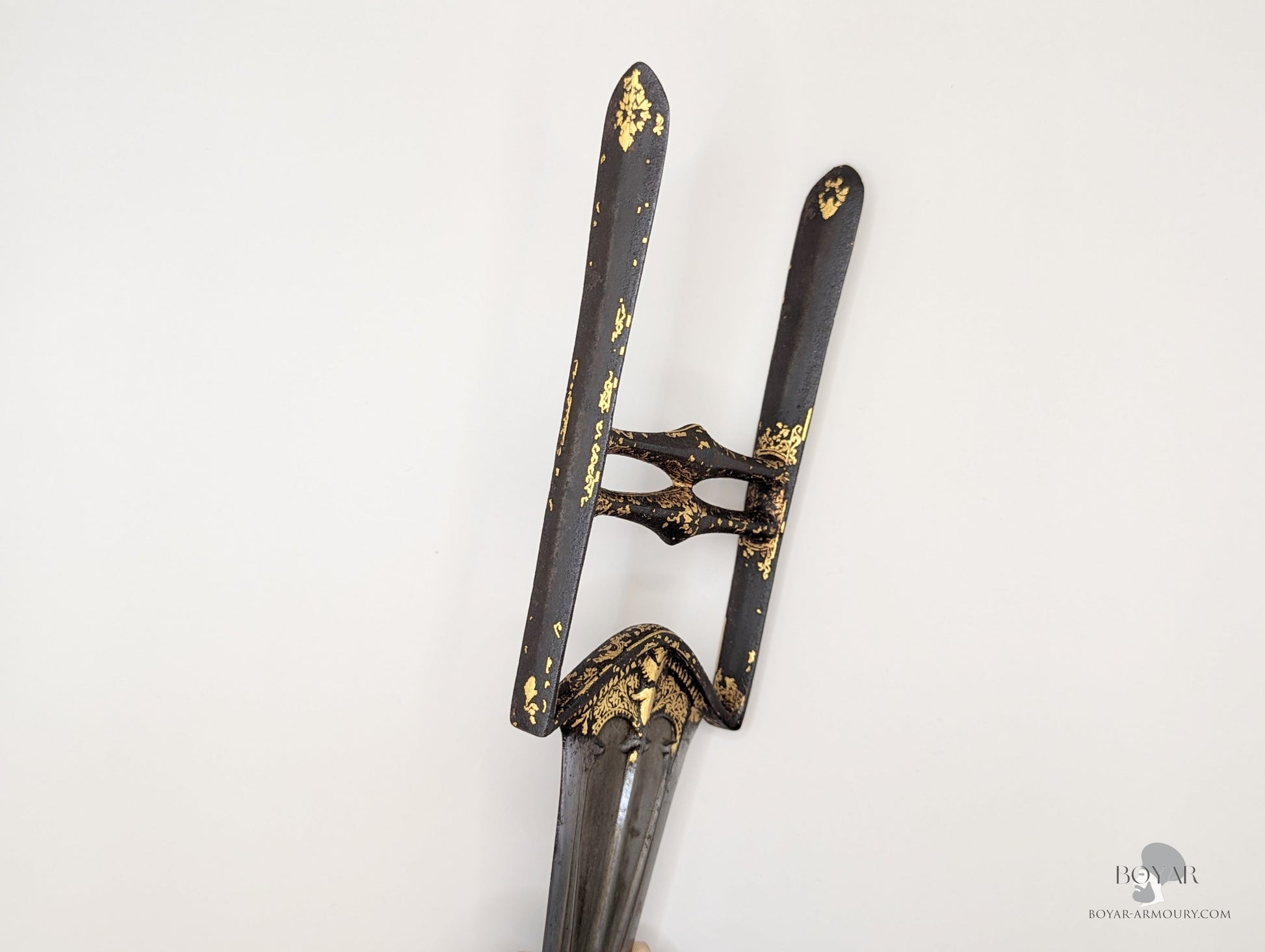 Indian Katar Wootz And Gold Dagger