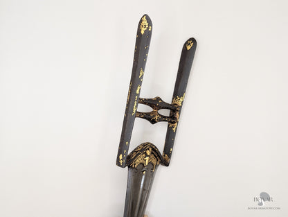 Indian Katar Wootz And Gold Dagger