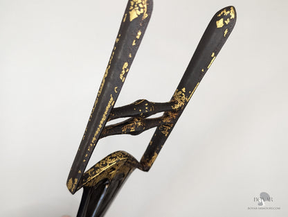 Indian Katar Wootz And Gold Dagger