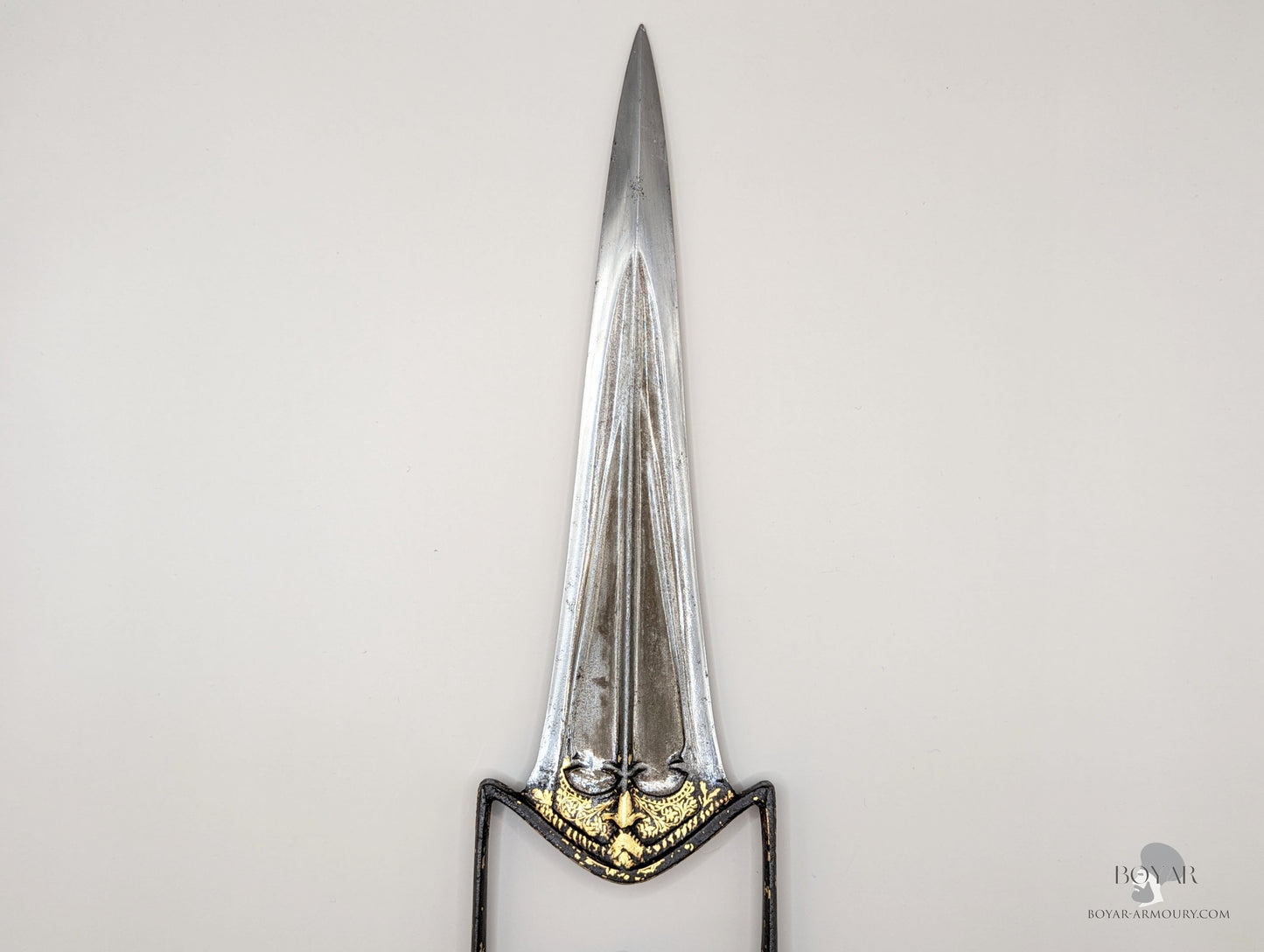 Indian Katar Wootz And Gold Dagger