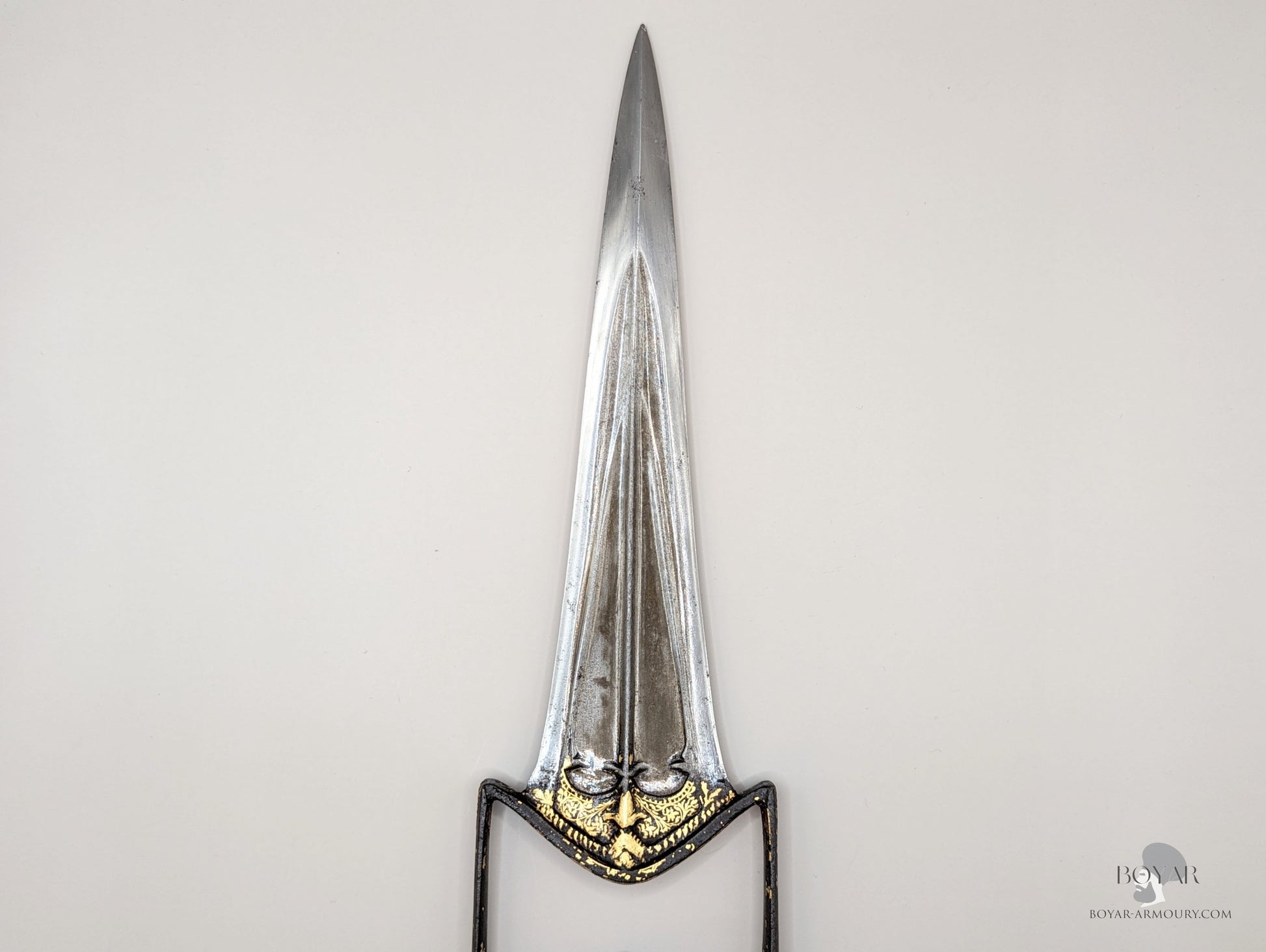 Indian Katar Wootz And Gold Dagger