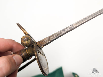 Infantry Officer’s Spadroon JJ Runkel Solingen Sword