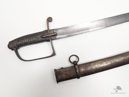 Italian M1833 Mounted Artillery Sabre Sword