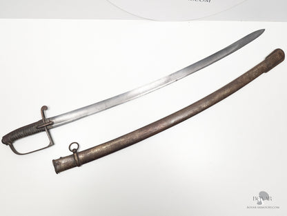 Italian M1833 Mounted Artillery Sabre Sword