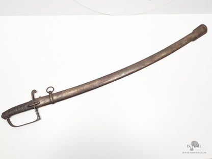 Italian M1833 Mounted Artillery Sabre Sword